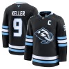 Miesten Pelipaita Utah Hockey Club 2025-26 Fanatics Premium Clayton Keller Koti Musta